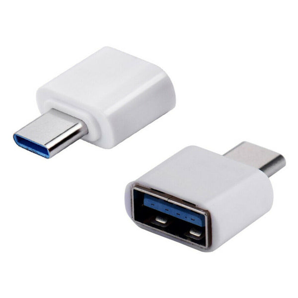 USB 3.1 Type C Male to USB Female Converter Micro /8 Pin to USB Data OTG Adapter