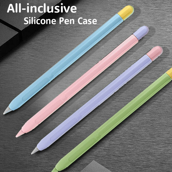 For iPad Apple Pencil 2nd generation Protective Silicone Grip Case Cap Pen Cover