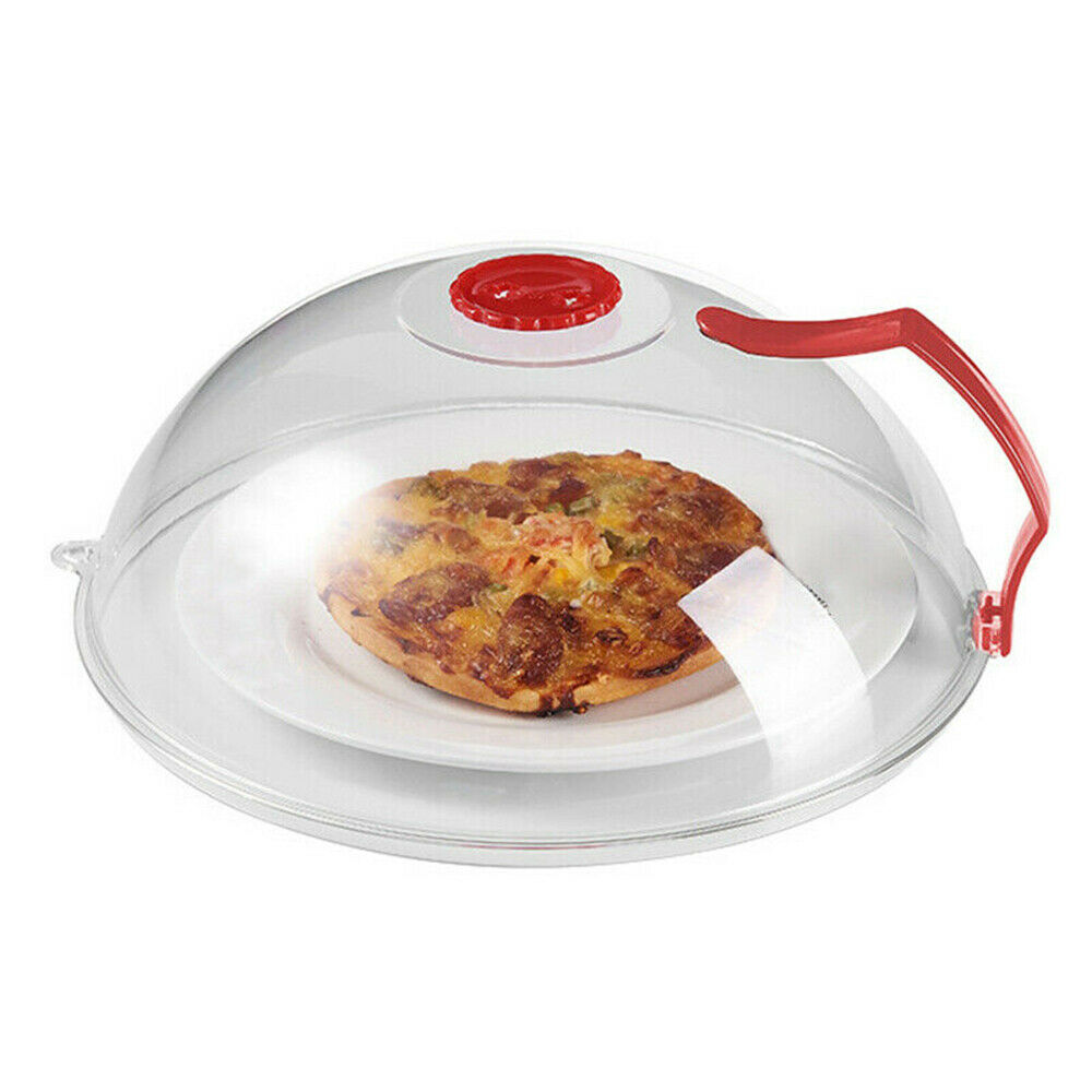 Microwave Food Dish Anti-Splatter Cover Guard Lid With Steam Vents Plate Covers