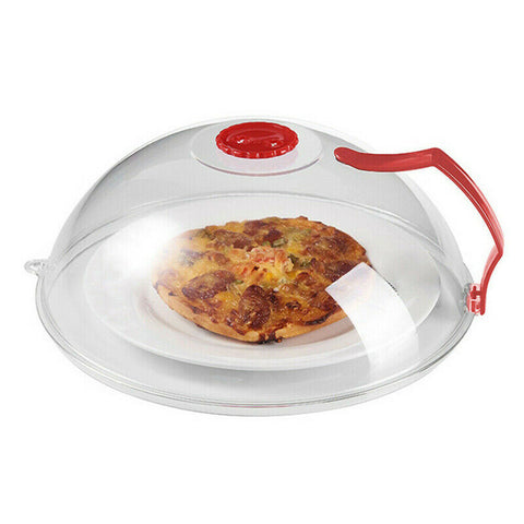 Microwave Food Dish Anti-Splatter Cover Guard Lid With Steam Vents Plate Covers