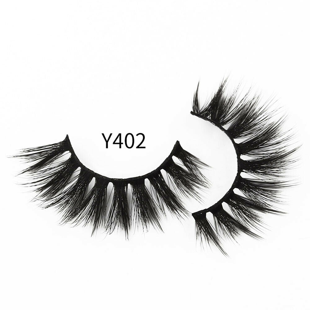 10Pairs 3D Mink Natural Thick False Eyelashes Curly Eye Lashes Makeup Extension