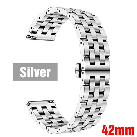 42mm 46mm Stainless Steel Metal Replacement Band Strap for Samsung Galaxy Watch