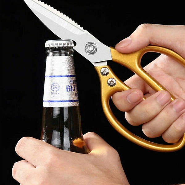 Kitchen Scissors Shears Heavy Duty Stainless Steel Fish Chicken Bone Beer Opener