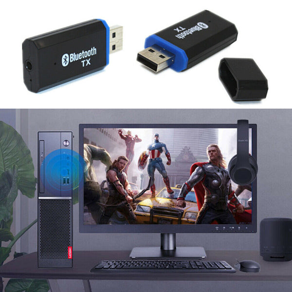 USB Bluetooth 5.0 Audio Receiver Adapter Wireless Music 3.5mm Dongle AUX A2DP