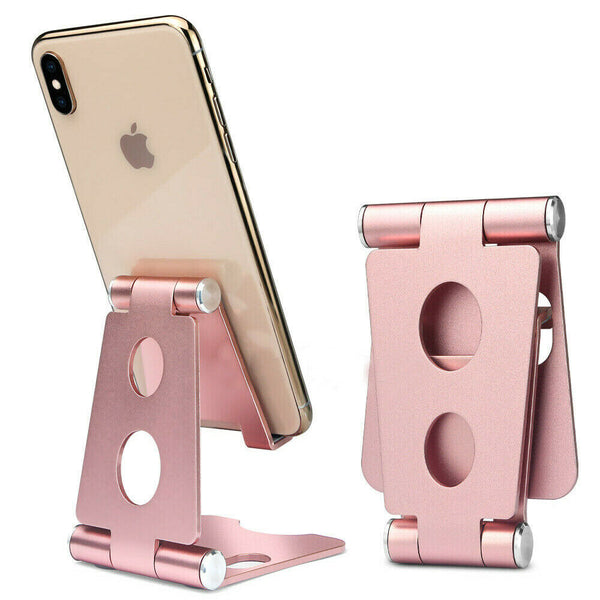 New Aluminum Phone Stand Holder Home Office Desk Desktop For iPhone Cellphone