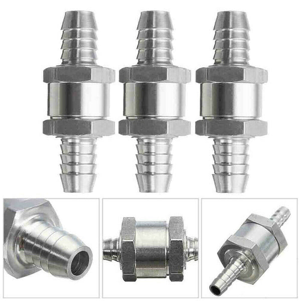 6/8/10/12mm Aluminum One-way Non-return Check Valve Fuel Water Gas/Air Vacuum