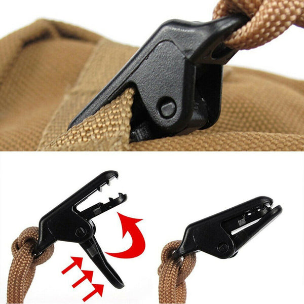 20PCS Awning Tarp Tent Clips Clamps Heavy Duty Clamp Camping Survival Tool AU