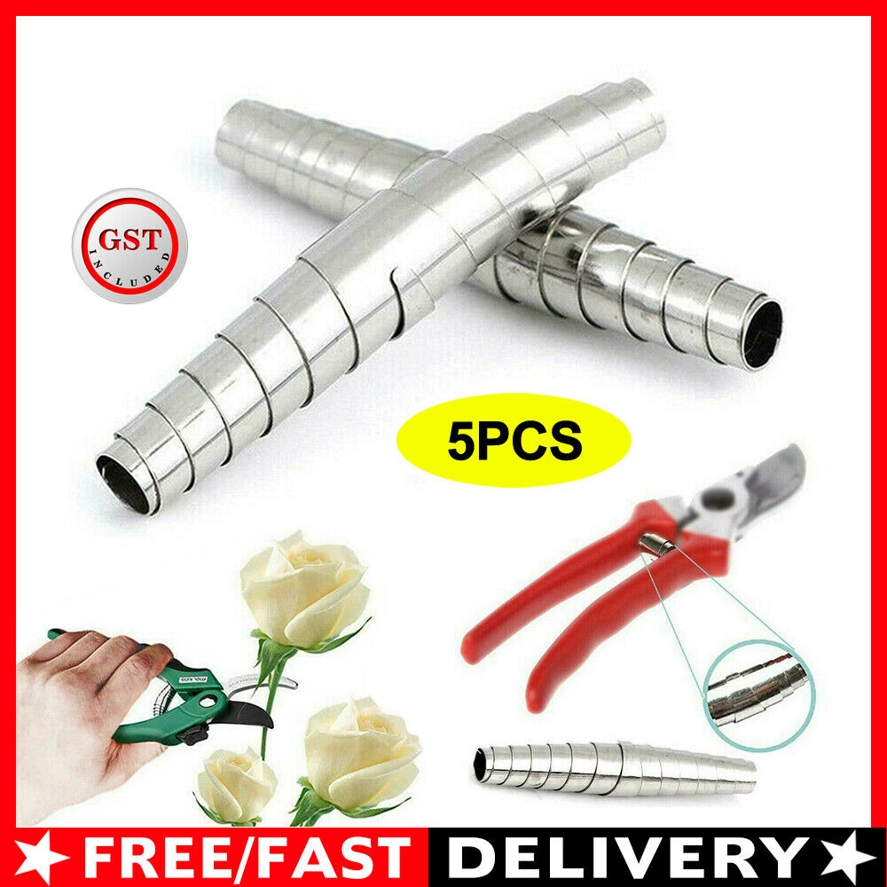 5x Pruner Replacement Springs Stainless Steel For Home Garden Secateurs Shears