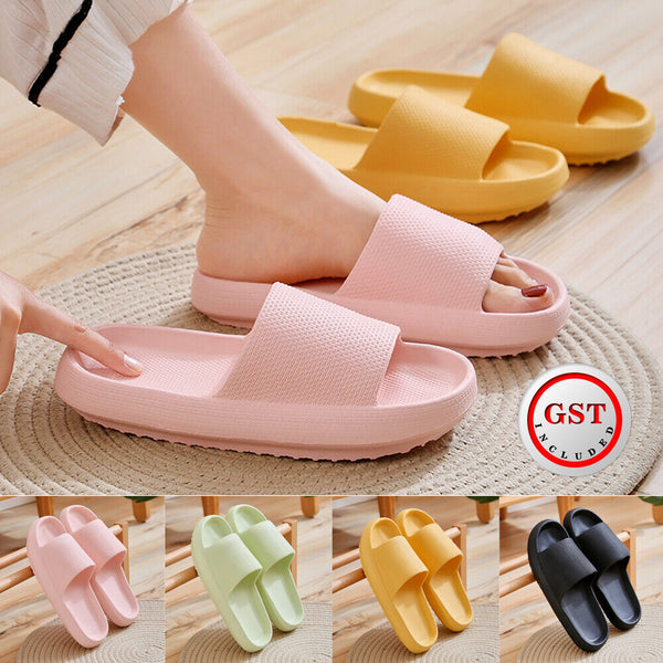 PILLOW SLIDES Sandal Ultra-Soft Slippers Cloud Shoes Anti-Slip Extra Soft Indoor