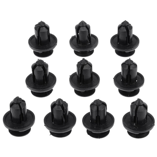 100X Car Plastic 10MM Clips Rivet Push Fit Door Boot Trim Panels Bumper Fastener