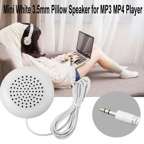 1PC/2PCS Mini 3.5mm Pillow Speaker MP3 MP4 Player For IPhone IPod CD Radio 100CM