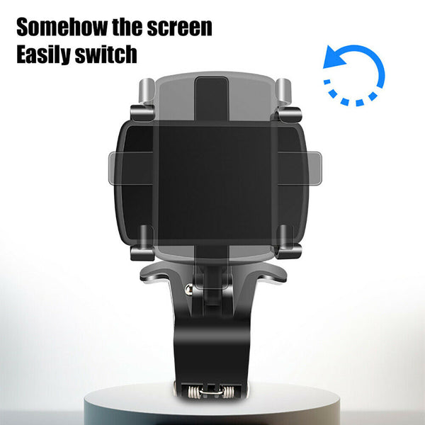 Universal Smart Phone GPS Holder Car Dashboard Sun Visor Mount Bracket Stand