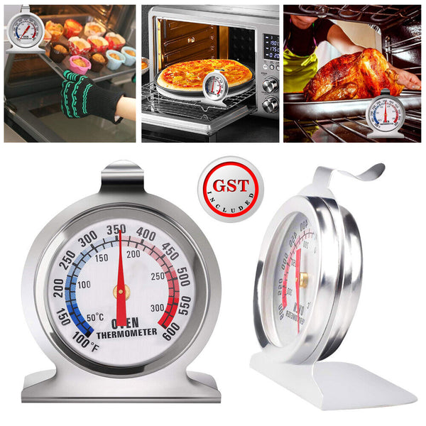 Stainless Steel Oven Thermometer Large Dial Kitchen Food Temperature