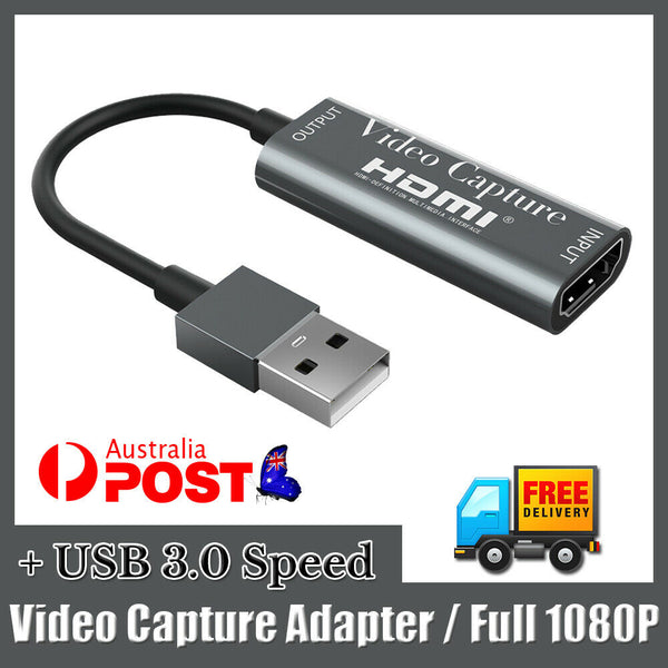 HDMI Video Capture Card USB 3.0 1080P HD Recorder For Video Live Streaming Game