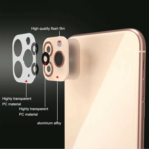 Camera Lens Sticker For iPhone X XS MAX XR Seconds Change to iPhone 11 Pro MAX