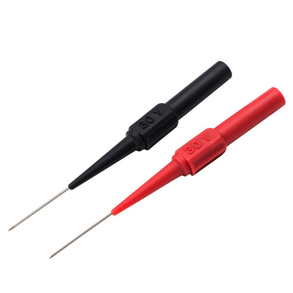 4* Multimeter Testing Lead Fluke Extention Back Probes Sharp Needles Micro Pins