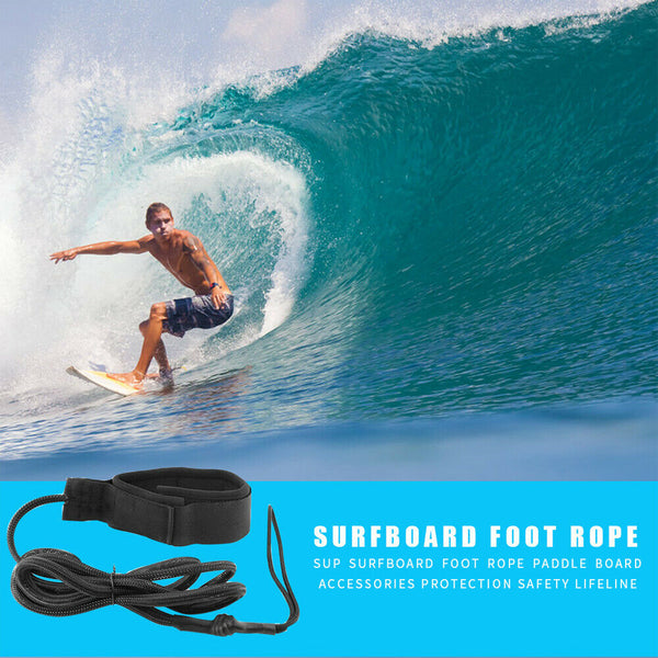 Surfboard Leash Foot Rope Stand Up Paddle Board Protection Leg Ankle Strap AU