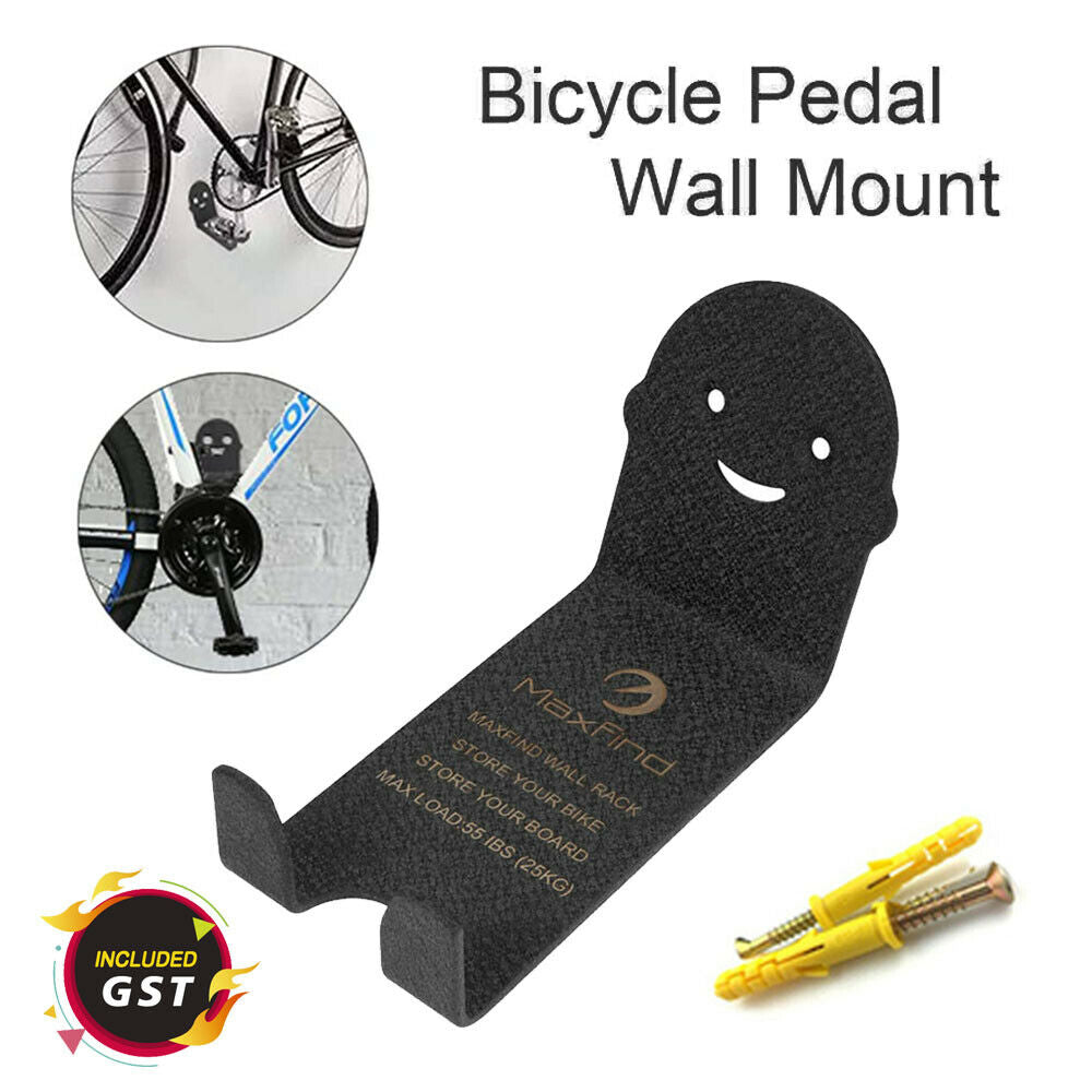 Bike Rack Pedal Hook Wall Mount Hanger Wheel Holder Display Brackets AU STOCK