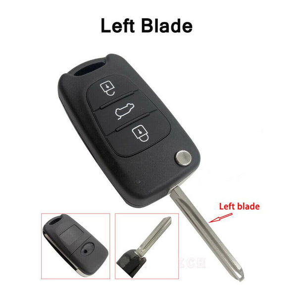 2pcs 3 Button Remote Flip Key Fob Case Repair Rubber Pad For Hyundai i10 i20 i30