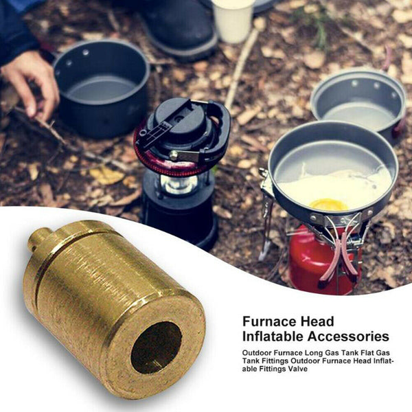 Gas Refill Adapter For Outdoor Camping Hiking Stove Butane Tank Canister Bottle