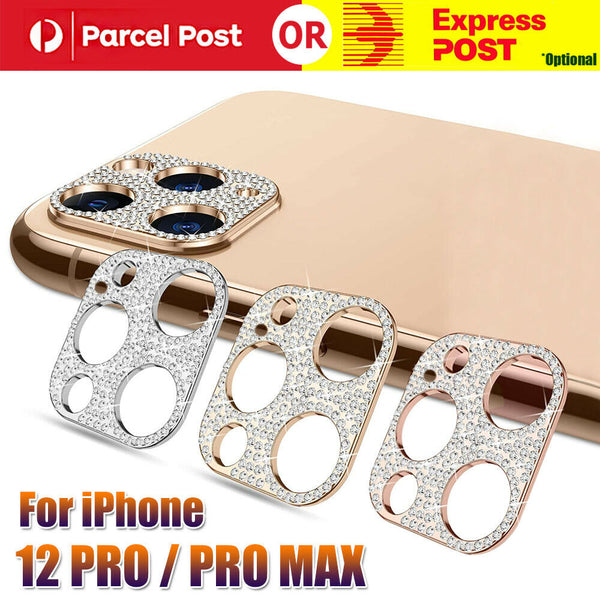 For iPhone 12 Pro/12 Pro Max Back Diamond Sparking Camera Lens Screen Protector