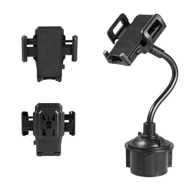 Universal Car Mount Adjustable Gooseneck Cup Holder Cradle For Cell Phone Iphone