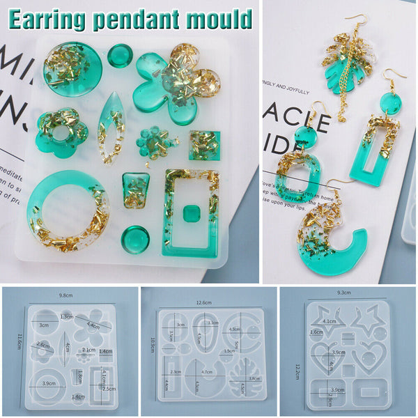 Silicone Pendant Mold Making Jewelry For Resin Necklace Mould Craft DIY Tools