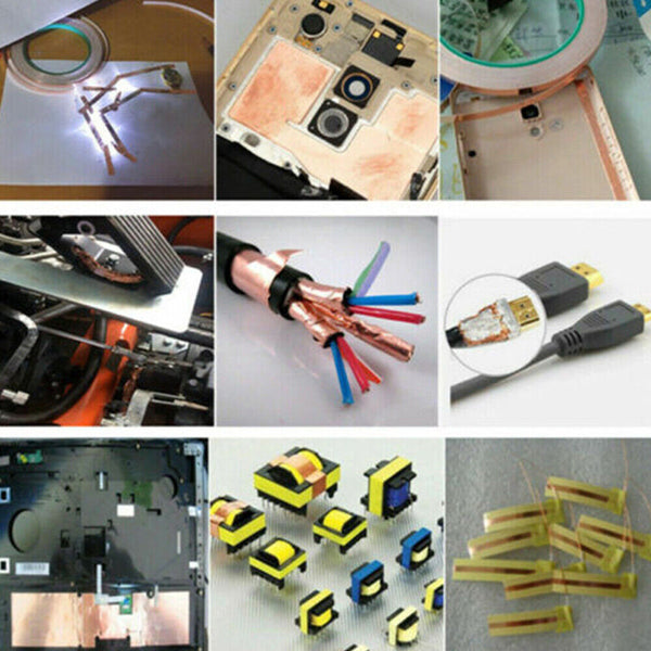 33M 5-20mm Kapton Tape High Temperature Heat Resistant Polyimide Tape New