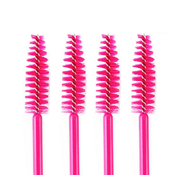 1-1000PCS Pink Eyelash Brush Applicator Makeup Disposable Mascara Wands Set