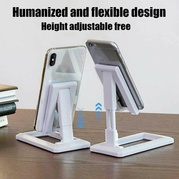 Universal Foldable Desk Stand Holder Bracket For Mobile Phone Tablet Adjustable