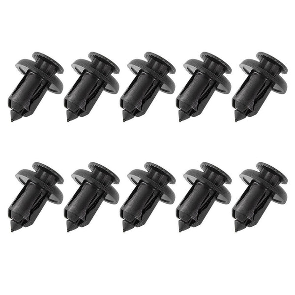 100X Car Plastic 10MM Clips Rivet Push Fit Door Boot Trim Panels Bumper Fastener