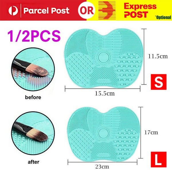 Makeup Cosmetic Silicone Brush Cleaner Washing Pad Mat Scrubber Board Cleaning