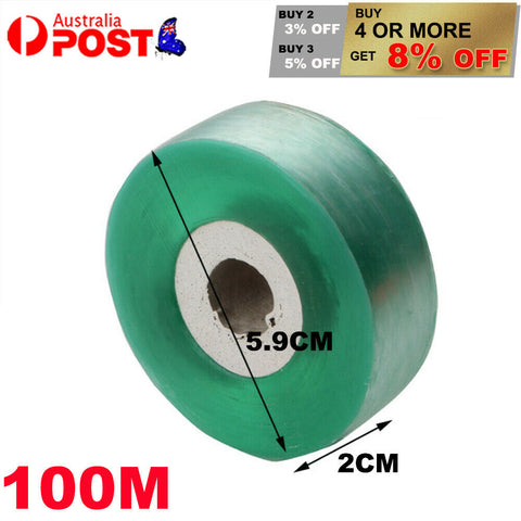 100m Roll of Grafting Tape Nursery Stretchable Fruit Tree Plant Like Parafilm AU