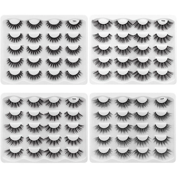 5/10Pairs 3D Mink Natural Thick False Eyelashes Eye Lashes Makeup Extension Hot