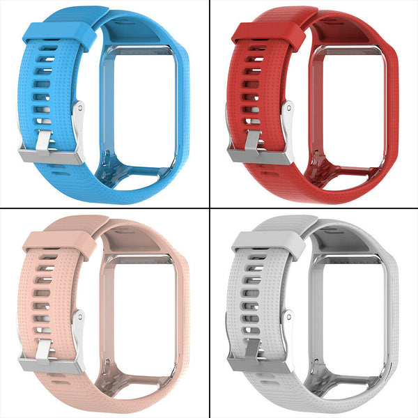 Replacement Silicone Band Strap for TomTom Runner 2 / 3 Spark/3 Sport GPS Watch