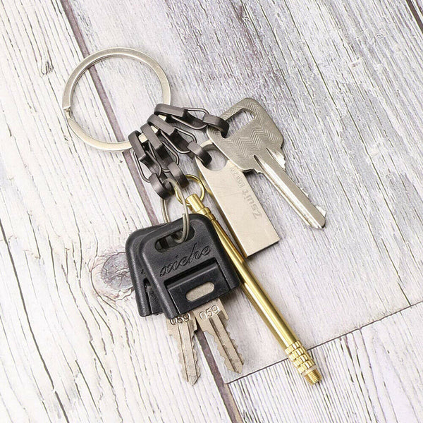 10/20X Mini Carabiner Alloy Key Buckle Keychain Snap Spring Clip Hook Tool DIY