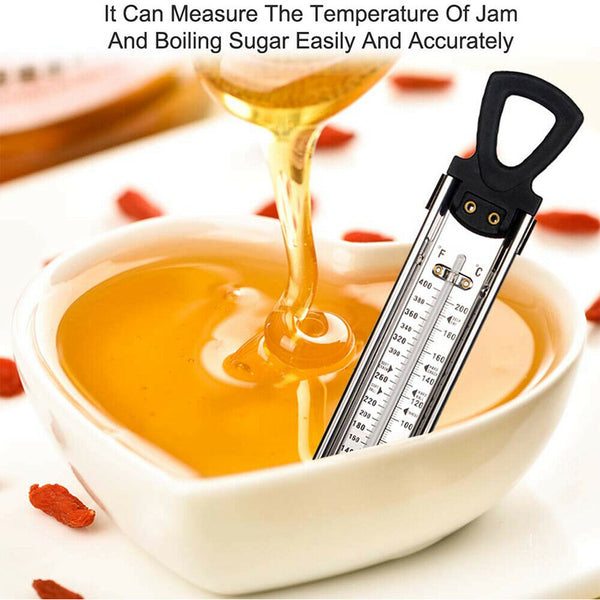 Stainless Steel Candy Home Cooking Thermometer Portable for Sugar Kitchen Crafts