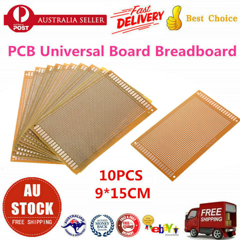 10pcs 9*15cm DIY Prototype Paper PCB Universal Matrix Circuit Board BREADBOARD