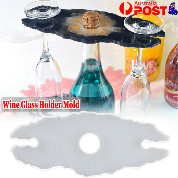 Silicone Wine Glass Holder Resin Casting Mold Cup Coaster Epoxy Mould Craft Tool