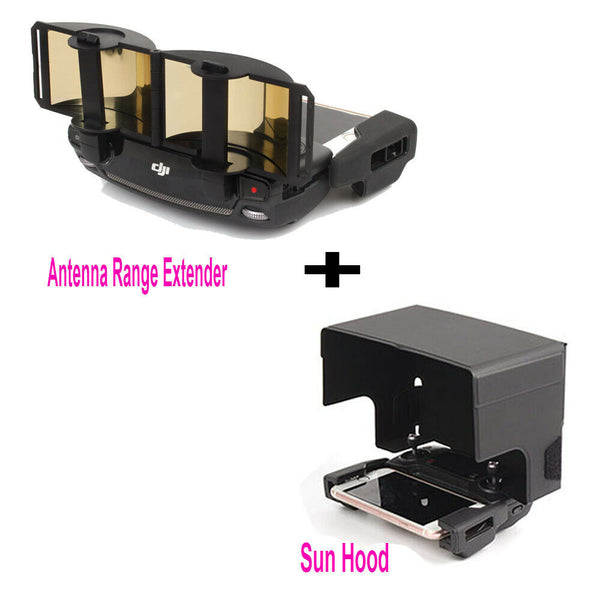 Sun Shade Visor Hood Antenna Range Extend Signal Booster For DJI Spark Mavic Pro