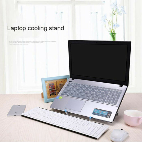 Adjustable Laptop Stand Folding Tray Table Desktop Mount Non-slip Holder Cooling