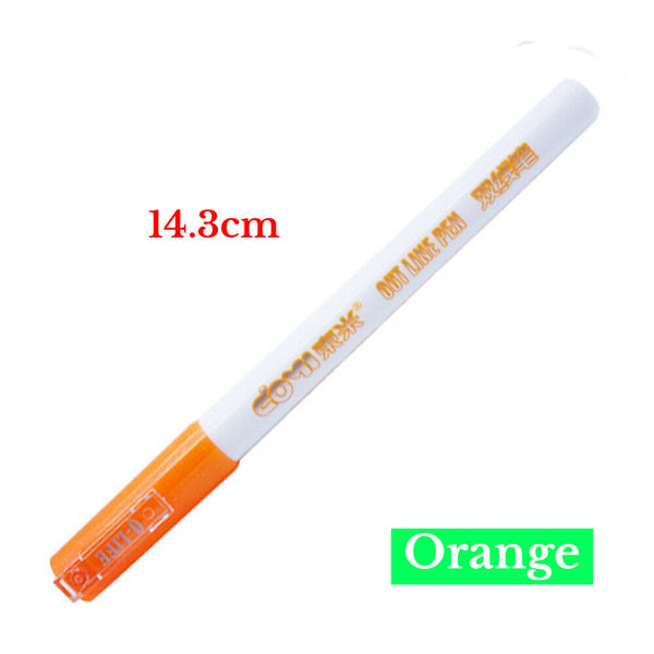 8 Colors Gift Card Writing & Drawing Double Line Outline Pen Two-line Color Pen