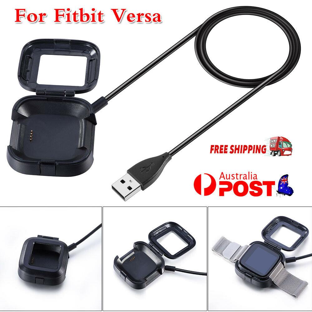 For Fitbit Versa USB Charger Cable Charging Cables Cord Replacement