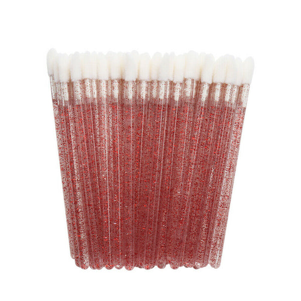 500 X Lip Gloss Brush Disposable Wands Lipstick Applicator Brushes Extension AU