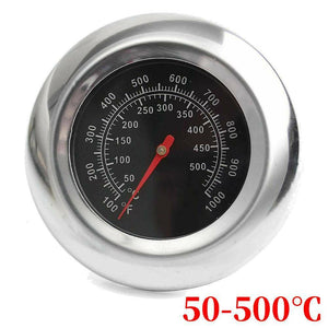 Latest Stainless Steel BBQ Smoker Grill Thermometer Temperature Gauge 50-500℃