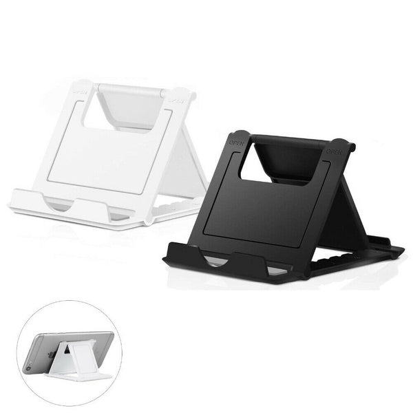 Desk Stand Folding Desktop Holder For Mobile Phone Tablet iPad iPhone Samsung