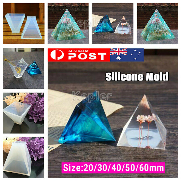 Pyramid Silicone Mould DIY Resin Decorative Mold Craft.Jewelry Making Mold Decor