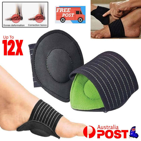 Arch Support Foot Heel Plantar Fasciitis Insole Pads Braces Shoes Relief Pains
