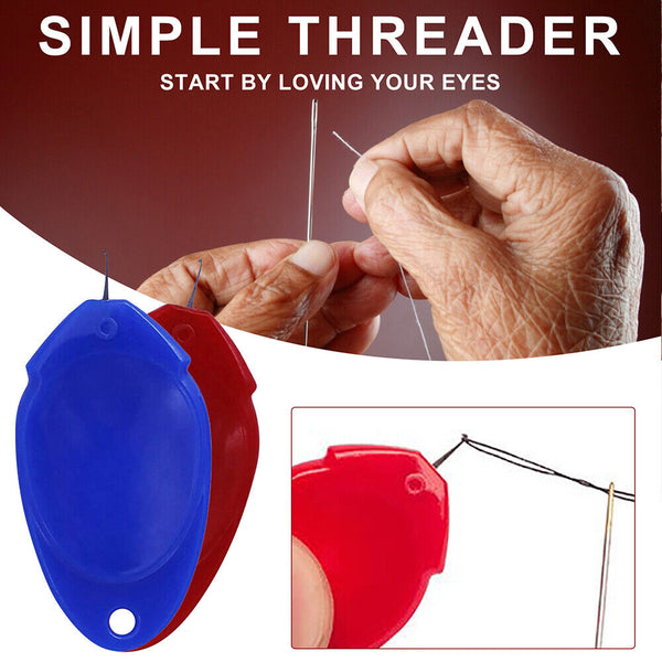 10/20/50X Needle Threader Threading Hand Threading Small Sewing Tools DIY AU