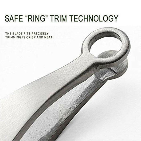 Universal Nose Hair Trimming Tweezers Stainless Steel Round Tip Nasal Cleaning